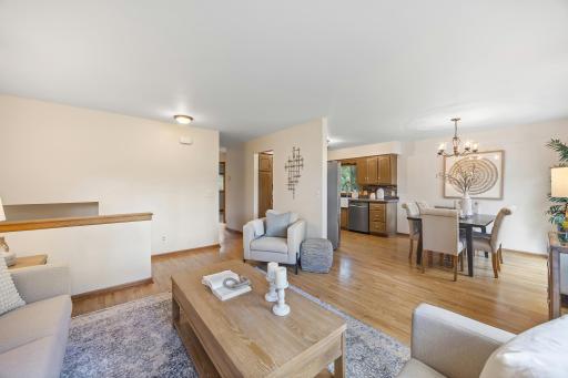 The main level is perfect for entertaining