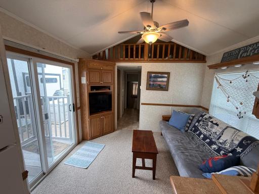 Sunshiney Living Room with Patio Door and Window!