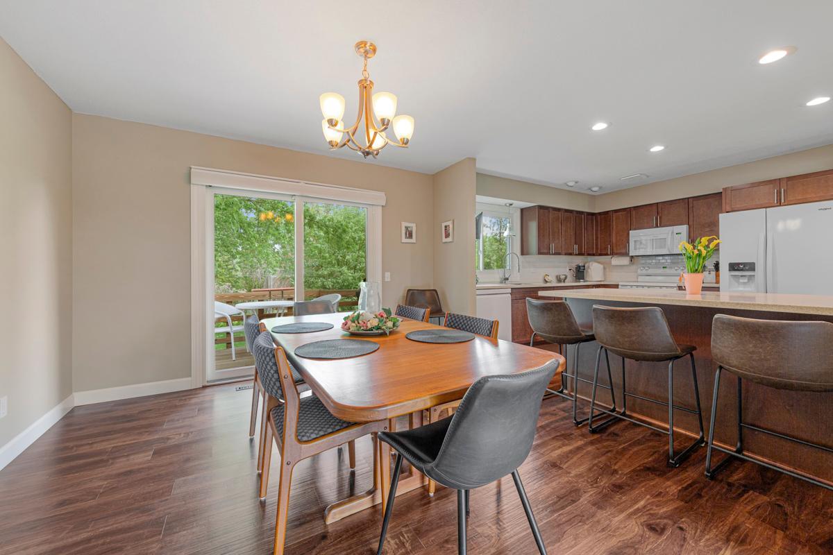 Fully remodeled Kitchen with new flooring, lighting, cabinets, counters, appliances, and sink
