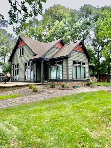 This marvelous Mille Lacs lakeshore property is now available. Long time owner custom built this home. Wonderful lake shore elevation, up north cabin feel thruout