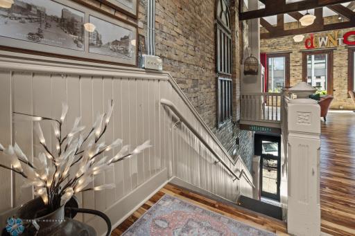 Front entrance to residential condo from Broadway