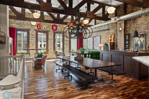 Large dining room table