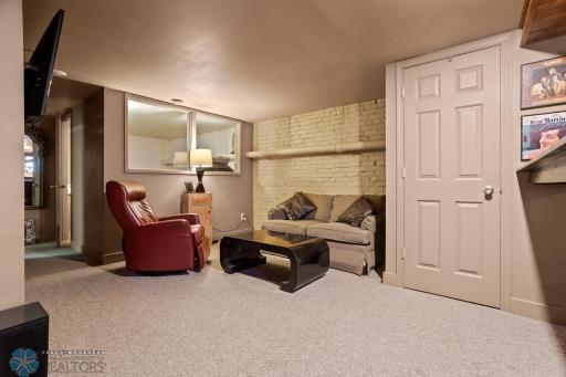 Family room area - window toward exercise room