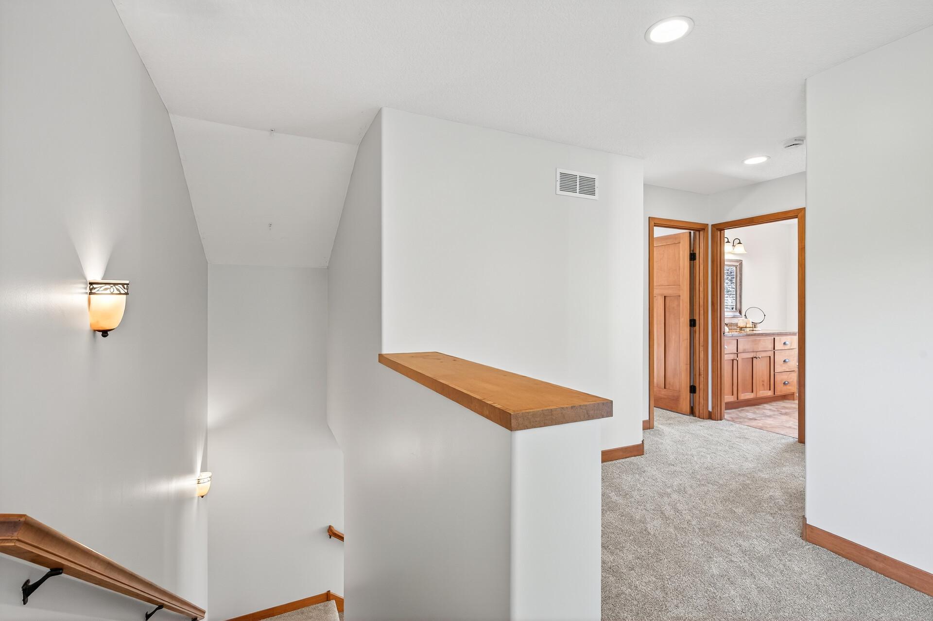 New carpeting upstairs