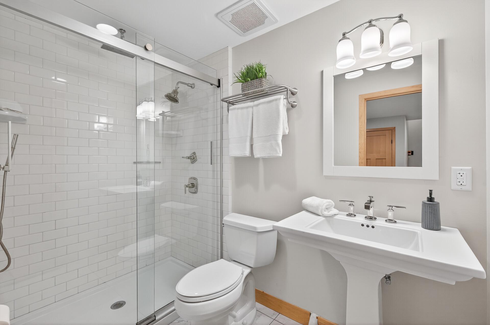 3/4 bath basement