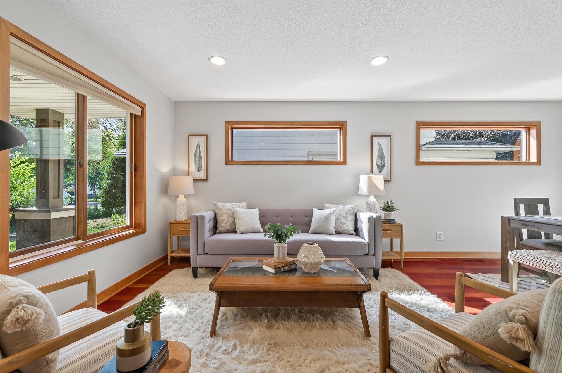 Light-filled living area
