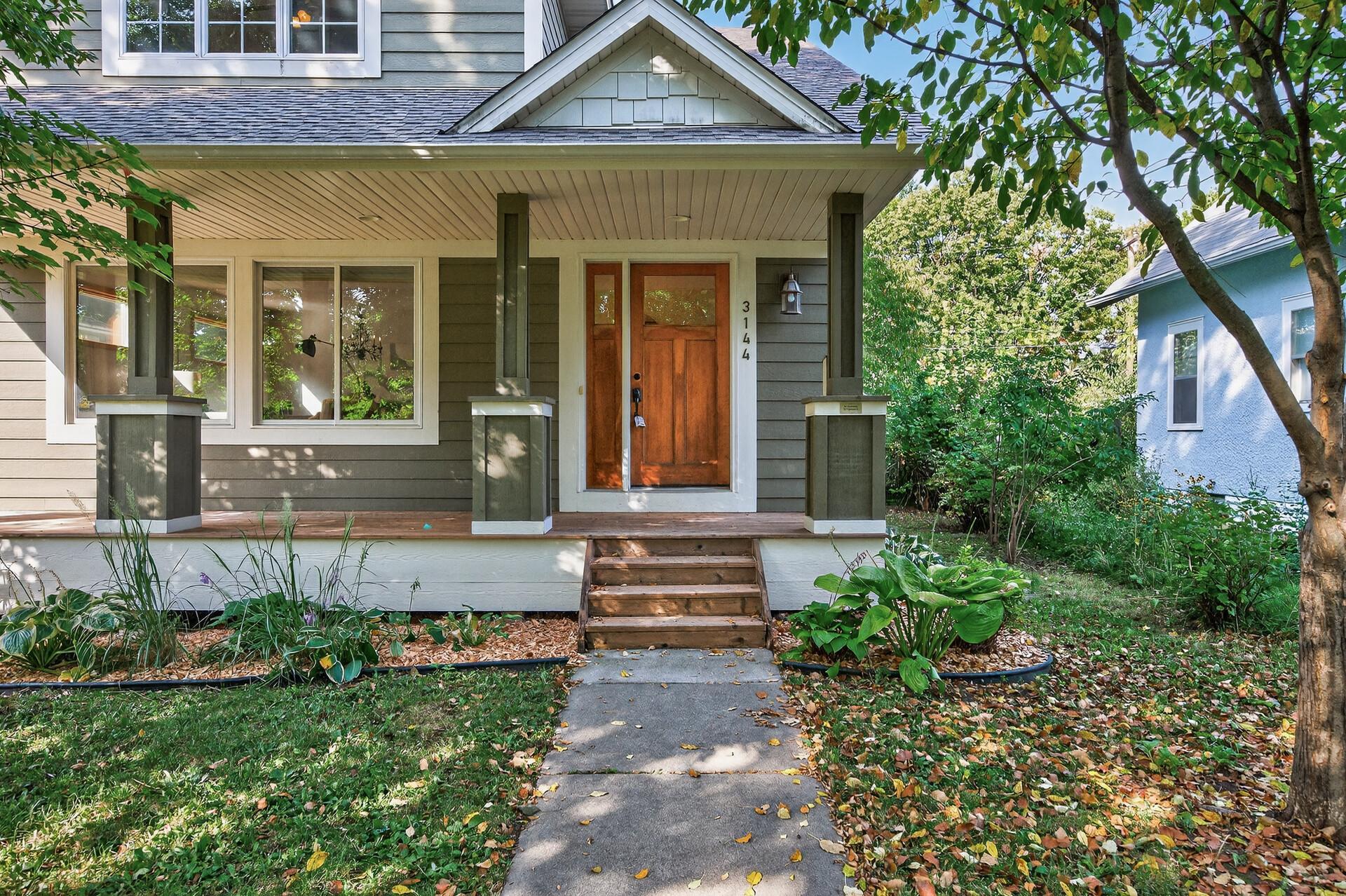 Cozy front porch to enjoy morning coffee