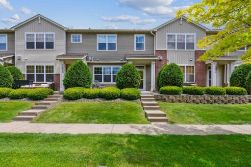 Front of home has nicely appointed landscaping