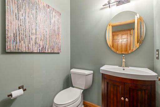 Also on the main level is a half bathroom.