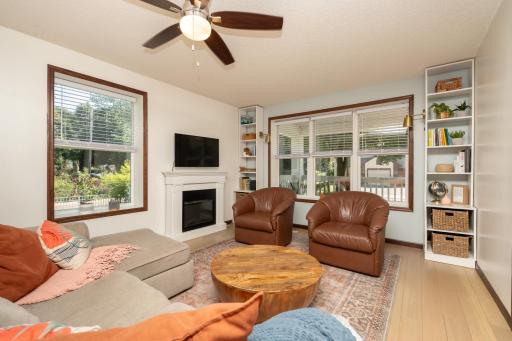 Main floor living room (sconces excluded)