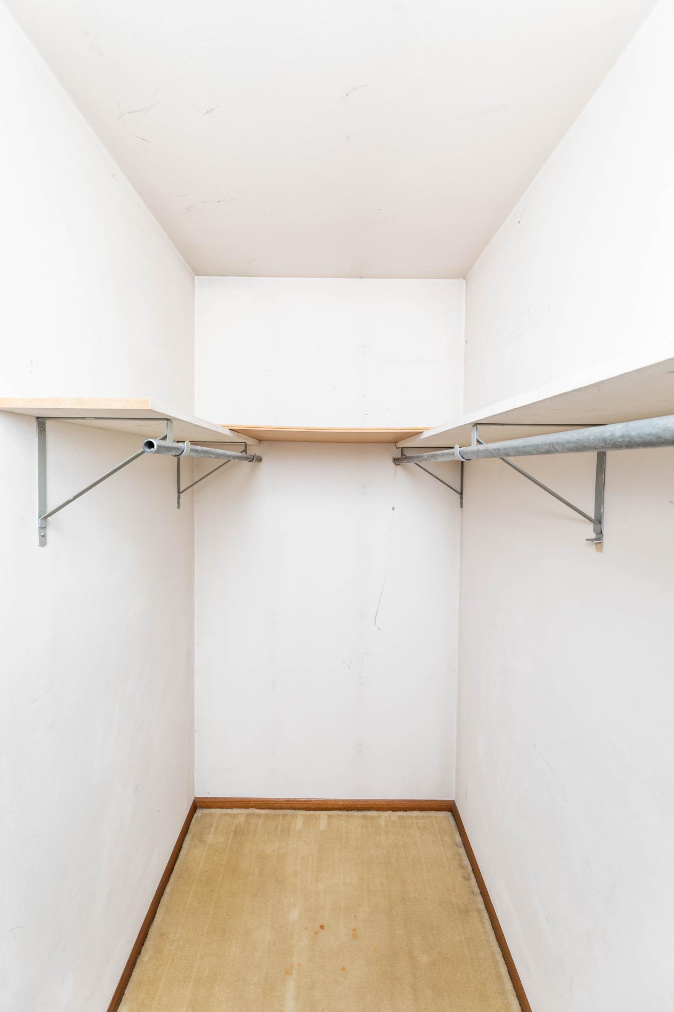 Primary walk-in closet
