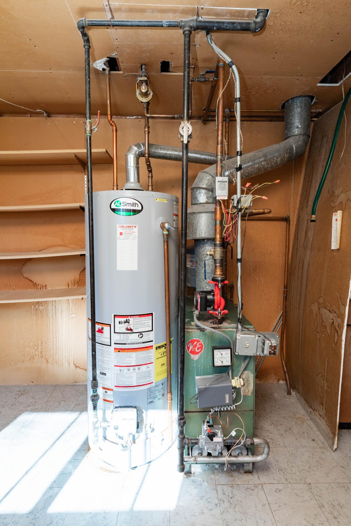 Boiler heat/water heater