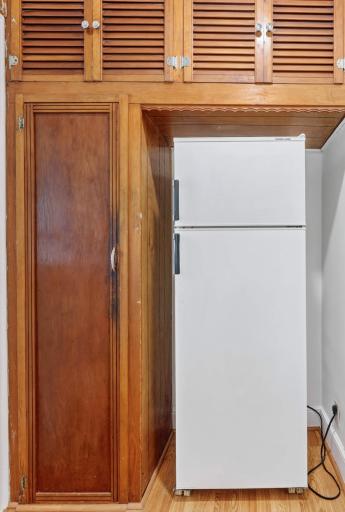 Walk-in pantry/mudroom off of the main kitchen.