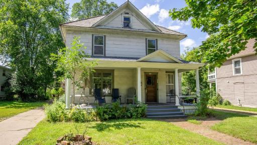 Grand 2 story home used as a student rental. The house has 5 bedrooms, but licensed for up to 7 people. Home has beautiful wood floors, original woodwork, 9' ceilings, and large bedrooms. Two bathrooms - both located on the main level. Laundry room a