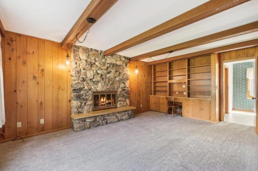 Main Floor Family Room with Fireplace
