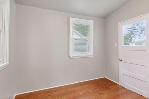 The back entry is quite large and has excellent potential.