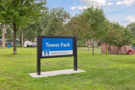 Across the street to the south is Tower Park.