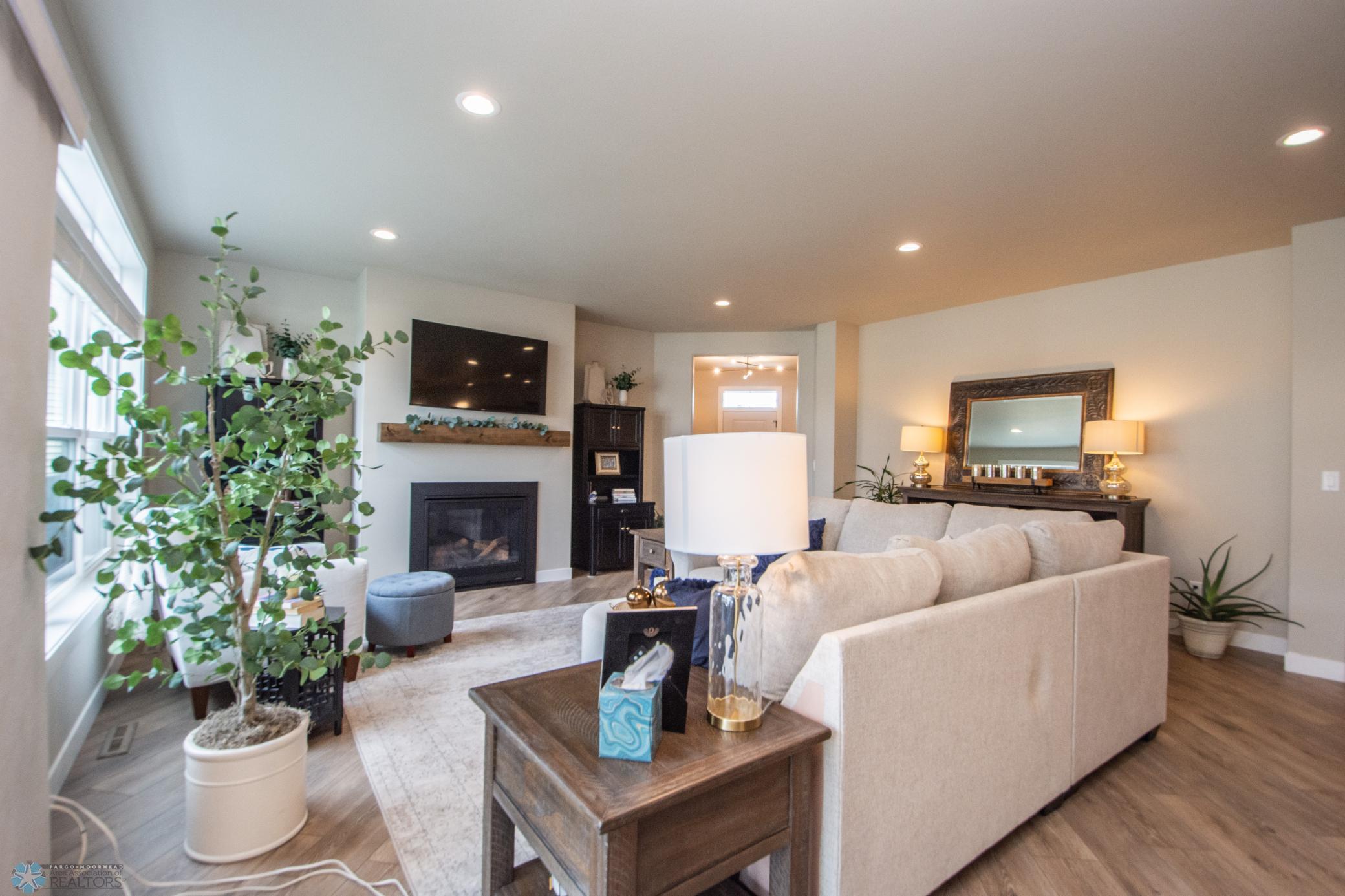 Living Space with Fireplace