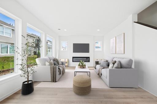 Ready Now! (Living room virtually staged)