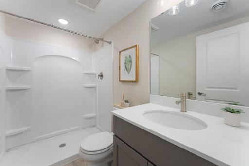 Lower level 3/4 bath