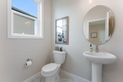 Main level 1/2 bath (can build as a 3/4 bath)