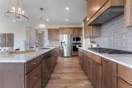 White quartz countertops with gray veining