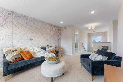 Spacious upper level loft