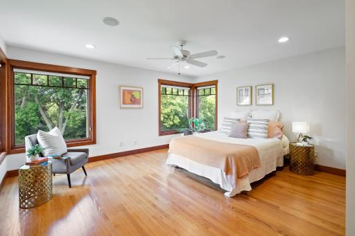 Second of three upper level generously-sized bedrooms