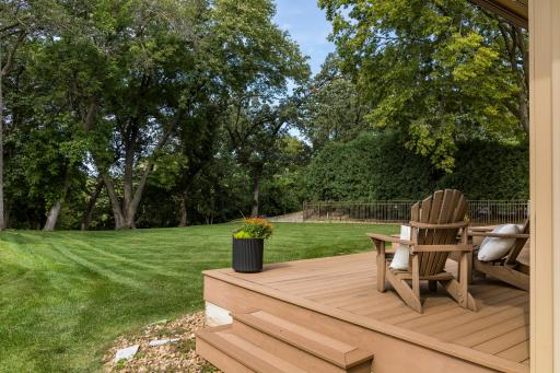 Low maintenance TimberTech deck - perfect for a quiet moment