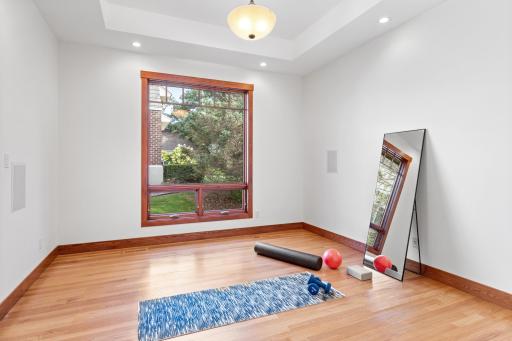 Fifth bedroom, currently used as fitness space