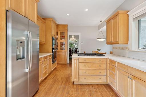 Loads of cabinet storage in this kitchen!