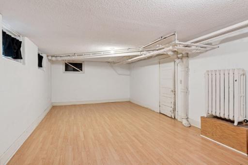 Finished lower level family room/workout space