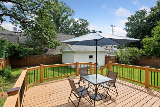 The extra large lot allows for an extra large backyard!