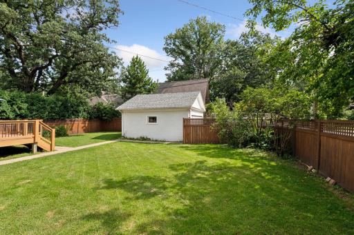 Completely fenced for the enjoyment of family, privacy, and/or pets!