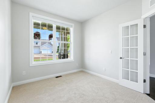 Top down bottom up shades throughout the main floor