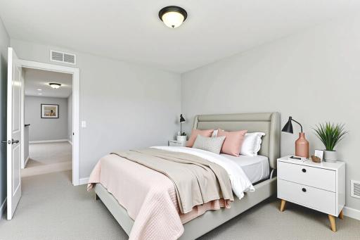 Virtually Staged looking towards the loft