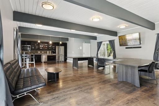 Renovated party room provides a great place to host larger gatherings of friends/family.