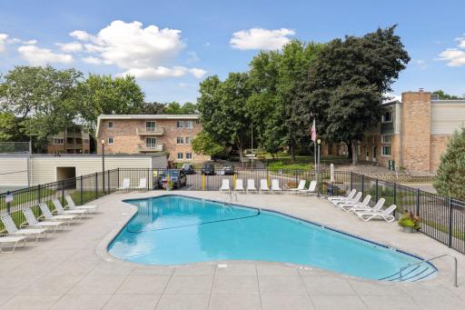 Wonderful association amenities include this wonderful, heated, in-ground salt-water pool