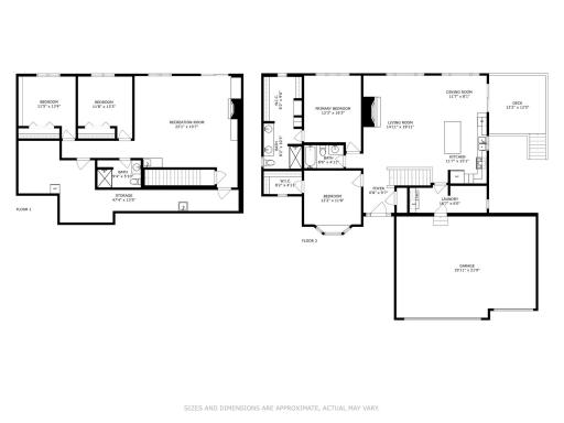 Here are the floor plans to both levels together.