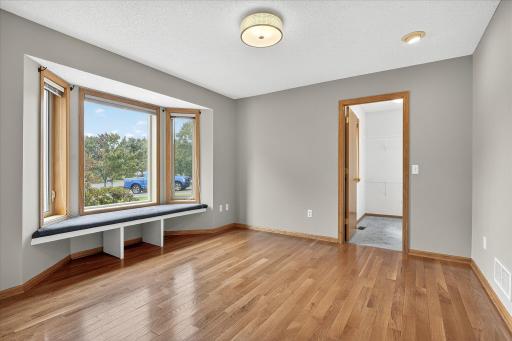 This bedroom, like the other one on this level, has a huge walk-in closet!