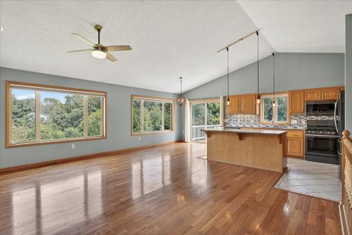 As you can see here, this is the epitome of an open concept floor plan.