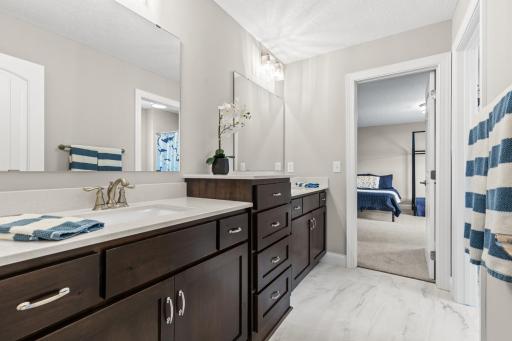 Well-appointed bathrooms with high-end finishes