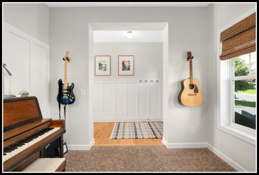 Currently used as a music room, there are so many other options for this space!