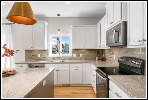 It's the little things that make the difference, like updated cabinet hardware and new light fixtures