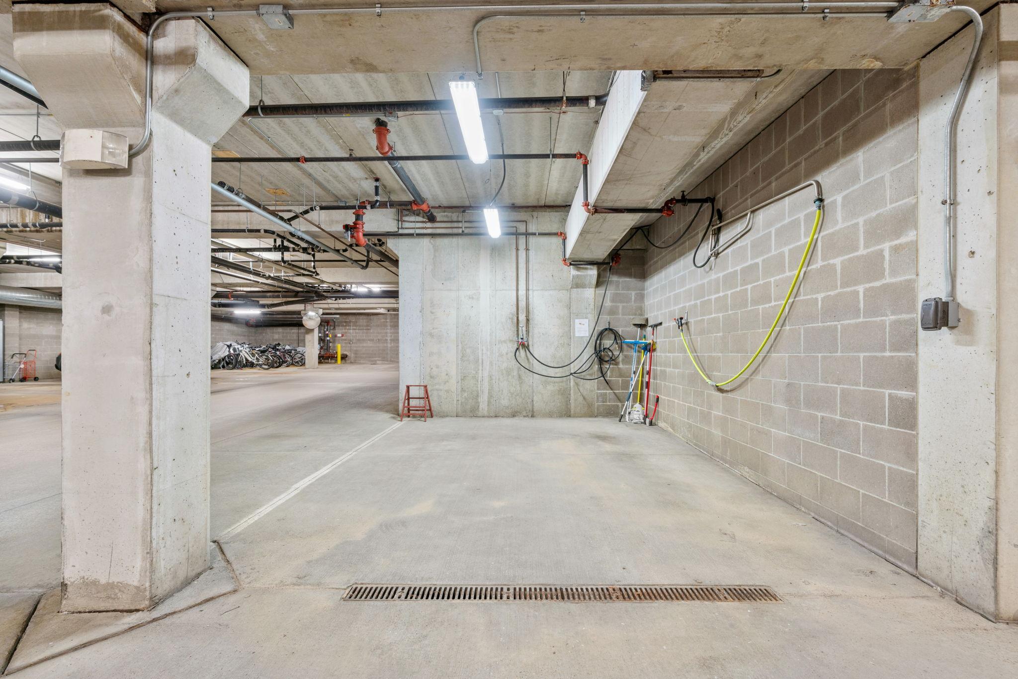 Parking spots 4 & 5. Storage unit 201.