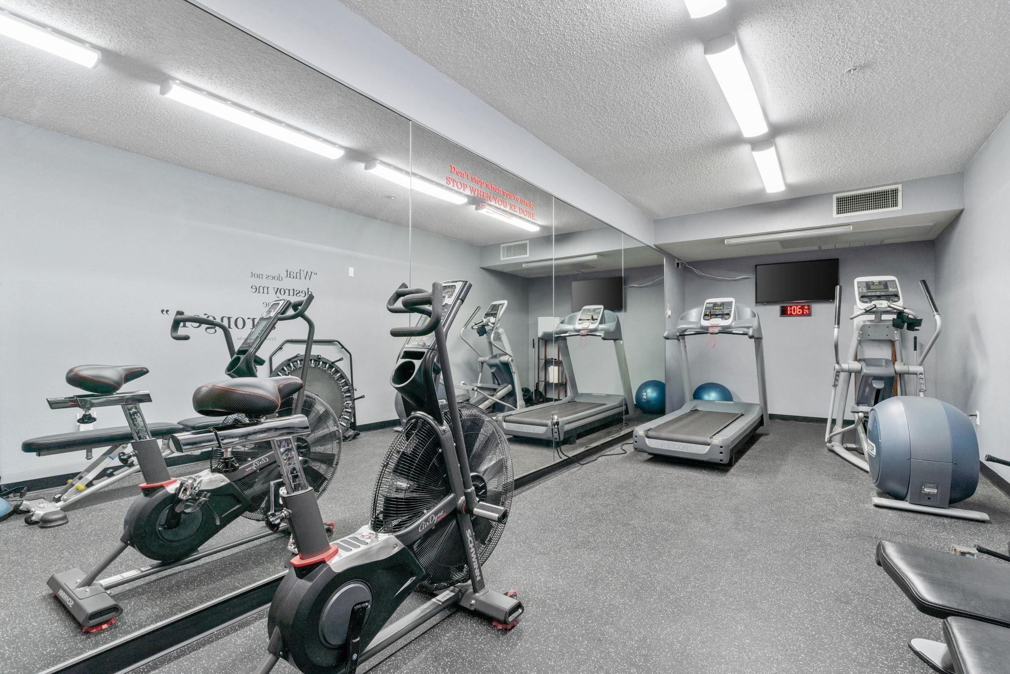 Exercise room on 2nd Floor