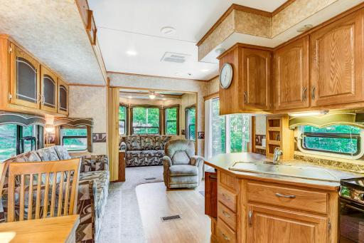 Make the most of your free time and relax in the many seating options, most of with also fold out into beds.