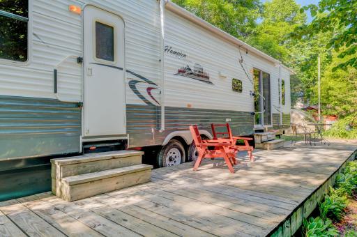 Morning coffee or evening sunset, why not both while overlooking the lake?!?