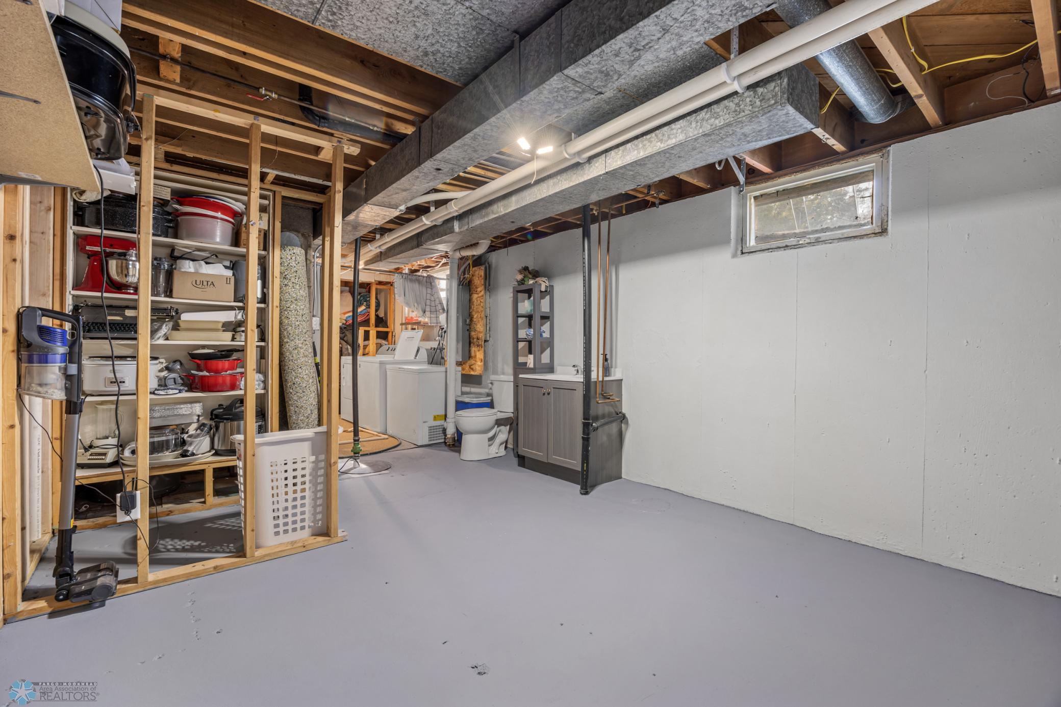 Storage and 1/2bath