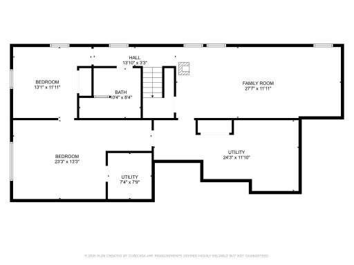 Floor plan - lower level